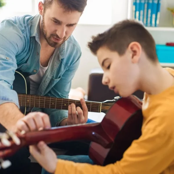In-home guitar instructor Wake County NC